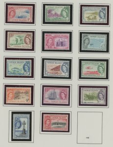 Cayman Islands #135-148 Unused