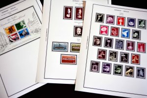 COLOR PRINTED GERMANY BERLIN 1948-1990 STAMP ALBUM PAGES (76 illustrated pages)