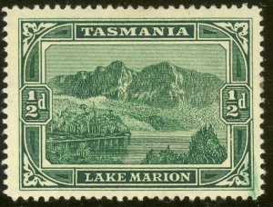 TASMANIA Australia 1899-1900 1/2d Lake Marion Pictorial Sc 86 MH