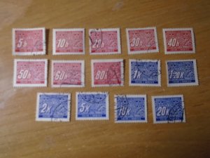 Czechoslovakia  Bohemia & Moravia  #  J1-14  used