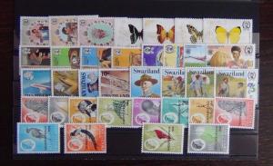 Swaziland 1968 1983 sets Butterflies Scouts Flight Duke Edinburgh etc  MNH  