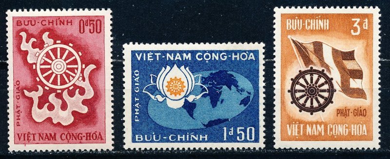 Vietnam #255-257  Set of 3 MNH
