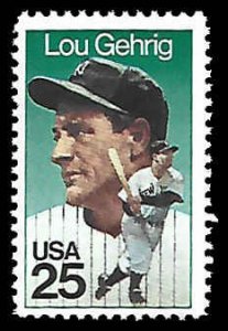 PCBstamps   US #2417 25c Lou Gehrig, MNH, (15)