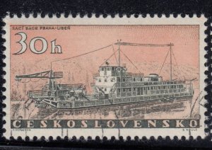 Czechoslovakia 1960 Scott #961  Ship's River Dredge Boat -used