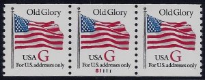 2891 - PNC3 #S1111 Old Glory Flag G Rate Mint NH