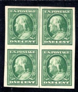 US 383 VF, Unused, Center line block.   Cat. $27.50 ....   6782668