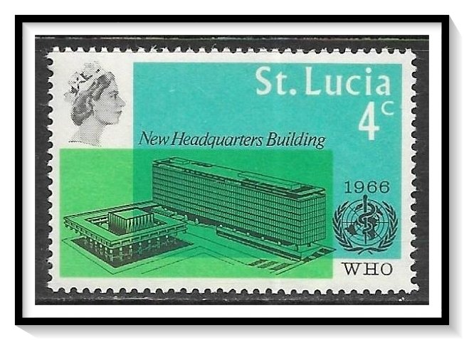 St Lucia #209 WHO Headquarters MH