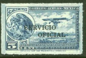 MEXICO CO25, 5cents OFFICIAL AIR MAIL. MNH F-VF