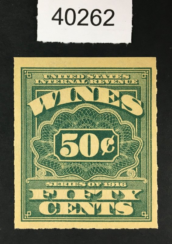 US STAMPS # RE45 REVENUE WINES UNUSED NO GUM LOT #40262