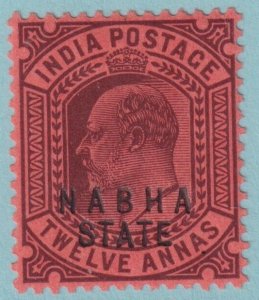 NABHA 35 MINT HINGED OG * NO FAULTS VERY FINE! -BKH