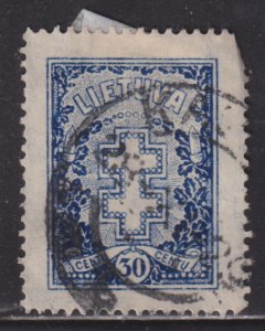 Lithuania 217 Double Barred Cross 1930