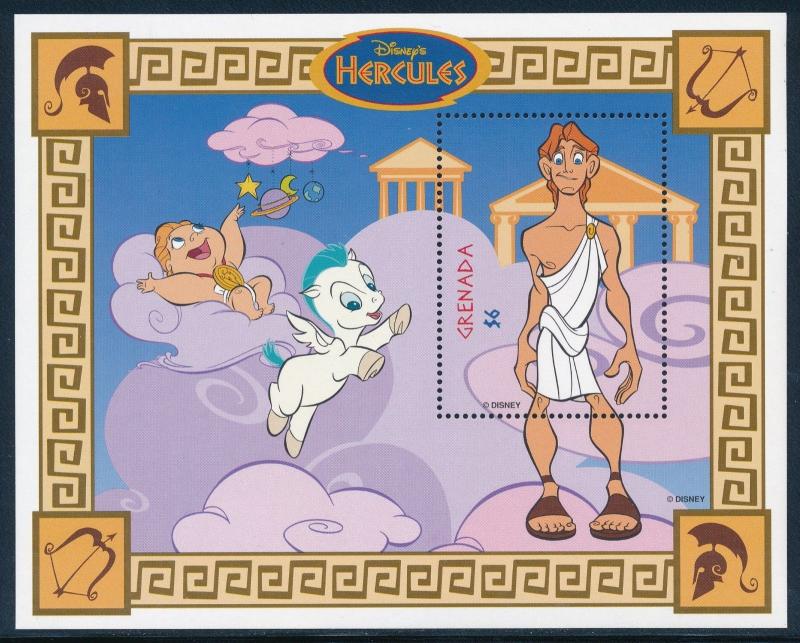 Disney Grenada - MNH Souvenir Sheet  Hercules #2677 (1997) 