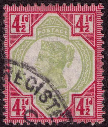 Great Britain # 117  Used  VF Light CDS cancel Cat. $ 42.50