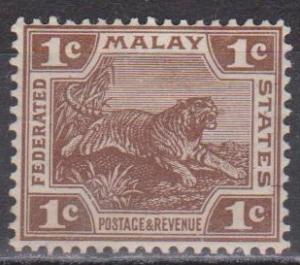 Malaya #39 F-VF Unused CV $3.50 (6941)  