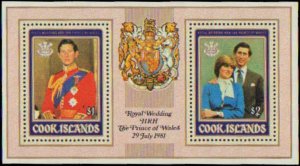 Cook Islands #660a, Complete Souvenir Sheet, 1981, Never Hinged