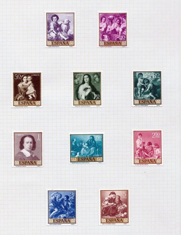 Spain Goya Art MH +Sheets 60+Stamps (Go 526