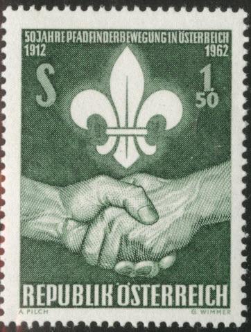 Austria Osterreich Scott 684 MNH** 1962 Scout stamp