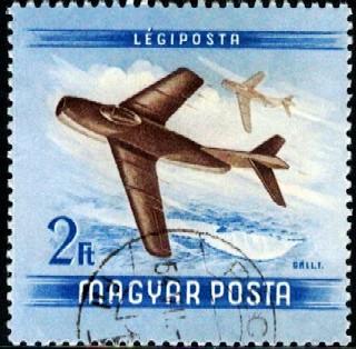 Jet Planes, Hungary stamp SC#C156 used