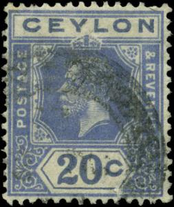 Ceylon Scott #237a Used  Die I