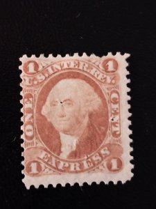 US #R1 Mint No Gum Fine 1c Express Revenue Stamp 1862