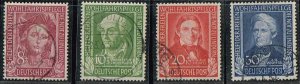 Germany 1949,Sc.#B310-313 used, Welfare set