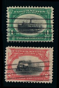 AFFORDABLE SCOTT #294 & #295 USED SET OF 2 STAMPS PAN-AMERICAN EXPO ISSUE #16188
