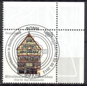 Germany 2012 Architecture Half-timbered Buildings Mi. 2931 Used CTO