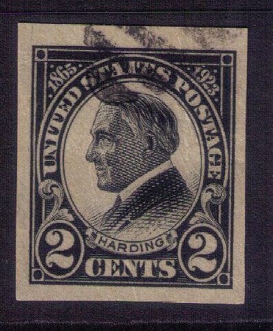 US SCOTT #611 USED IMPERF SINGLE VERY FINE