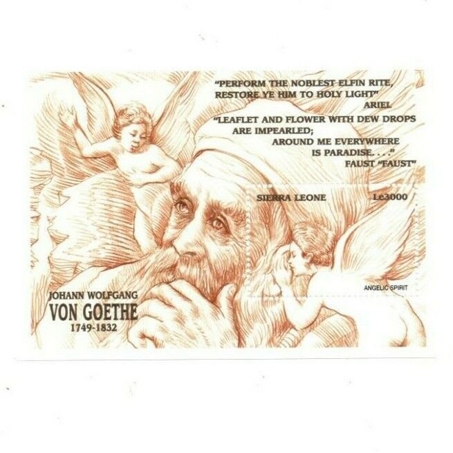 Sierra Leone 1999 - Von Goethe, Playwright, Faust - Souvenir Sheet - 2231 - MNH