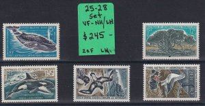 FSAT Scott # 25 - 28 Set VF OG never hinged/LH nice color cv $ 500 ! see pic !