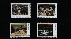 Faroe Islands  Scott#  228-231  MNH  (1991 Samal Joensen-Mikines)