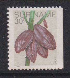 Surinam #514A MNH 1980  from booklet  30c  Imperf. right