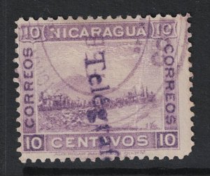 Nicaragua Early 10c / Telegraph Handstamp Ovpt Used - S28179