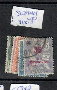 FRENCH MOROCCO (P2112B)    SC 29-34   VFU 