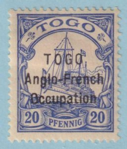 TOGO 64  MINT HINGED OG * VERY FINE - 1.25mm BETWEEN ANGLO & FRENCH - GUD