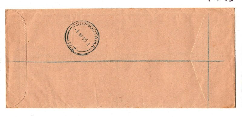 NIUE 1950 FDC Set{10} First Day Cover REGISTERED Ngongotaha NZ {samwells}EB213