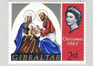 Gibraltar 203 MLH Christmas 2 1967 (BP76617)