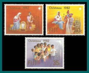 Fiji 1982 Christmas, MNH 477-479,SG647-SG649