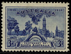 AUSTRALIA GVI SG162, 3d blue, M MINT. Cat £12.