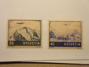 SWITZERLAND Scott C43, C44 MNH Lot12 Cat $57.50