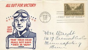 934 3c U.S. ARMY - Cachet Craft WWII Patriotic #359