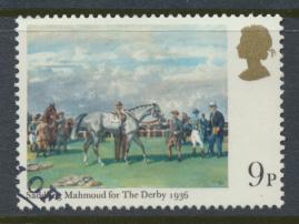 Great Britain  SG 1087 SC# 863 Used / FU with First Day Cancel - Horse Racing...