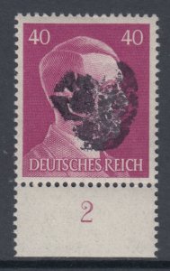 Germany Soviet Zone SBZ - LOCAL ROTSCHAU 40Pf HITLER head - Expertized Valicek