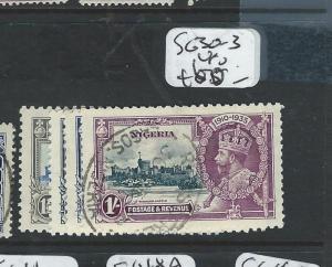 NIGERIA (P1907B) SILVER JUBILEE SG30-3  VFU 