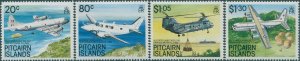 Pitcairn Islands 1989 SG348-351 Aircraft set MNH