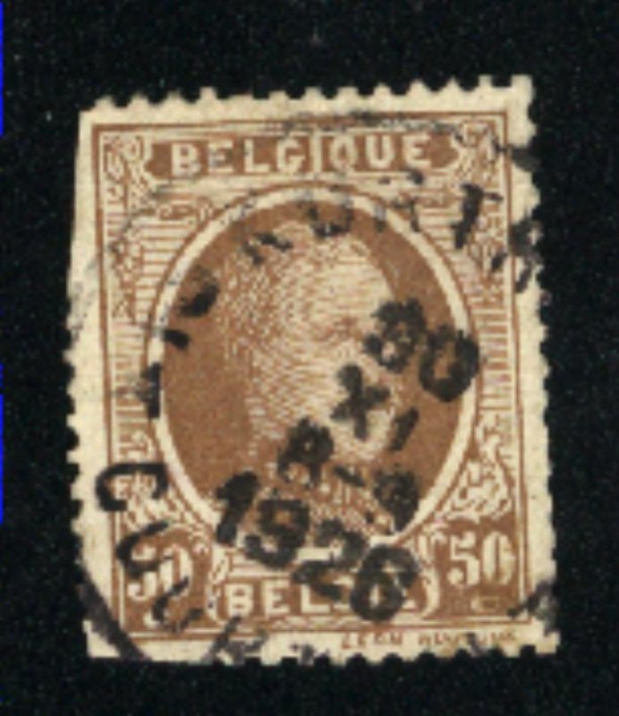 Belgium 157  used some perfs cut 1925 PD