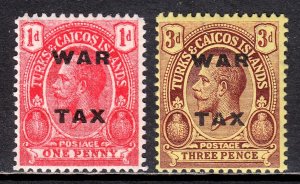 Turks and Caicos Islands - Scott #MR7-MR8 - MLH - SCV $6.75