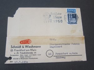 Germany 1950 invoice  OurRef:1442