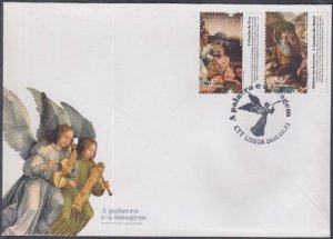 PORTUGAL Sc # 3382-3 FDC CREATION of EVE, and MOSES in the DESERT