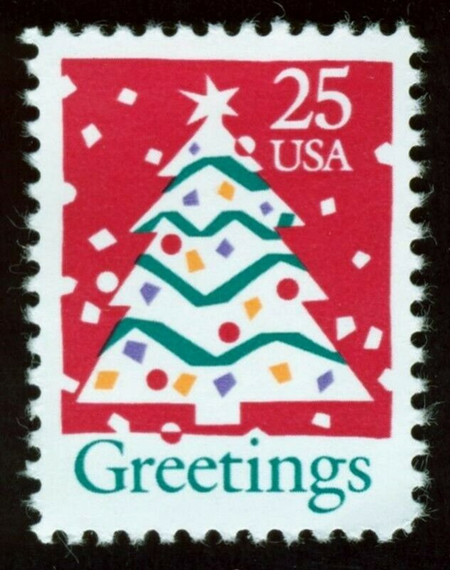 #2514-2516 25c Christmas 1990, Mint **ANY 5=FREE SHIPPING**